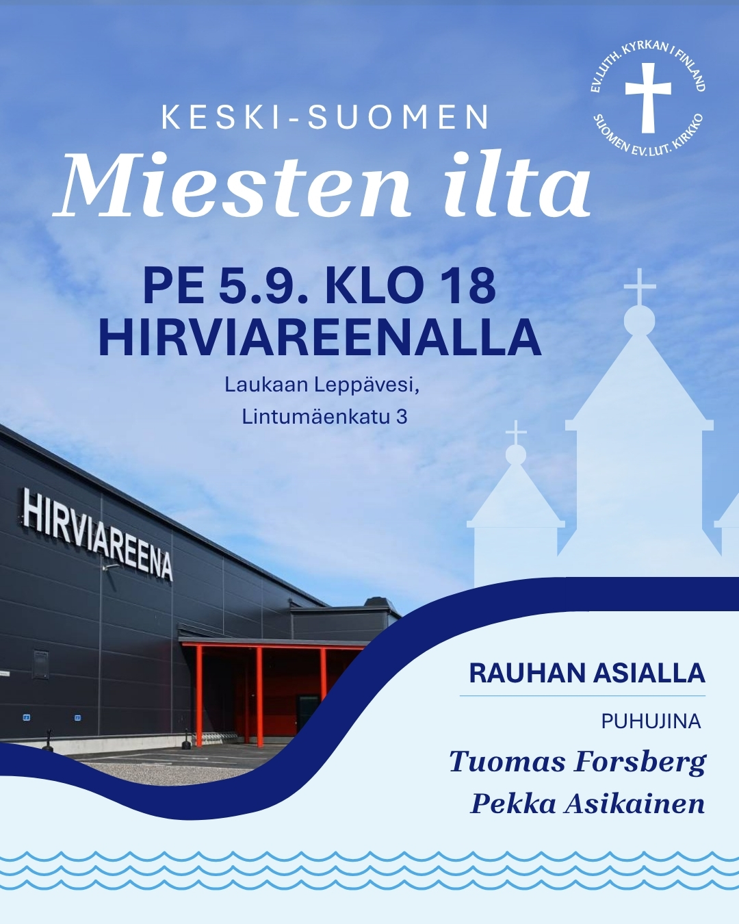 Miesten illan mainoskuva.