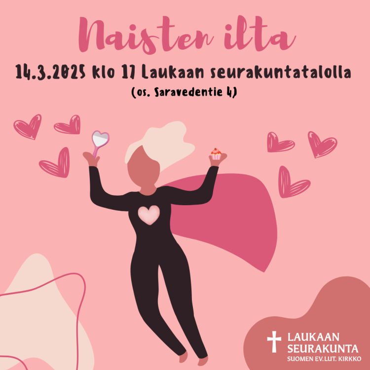 Naistenillan mainoskuva.