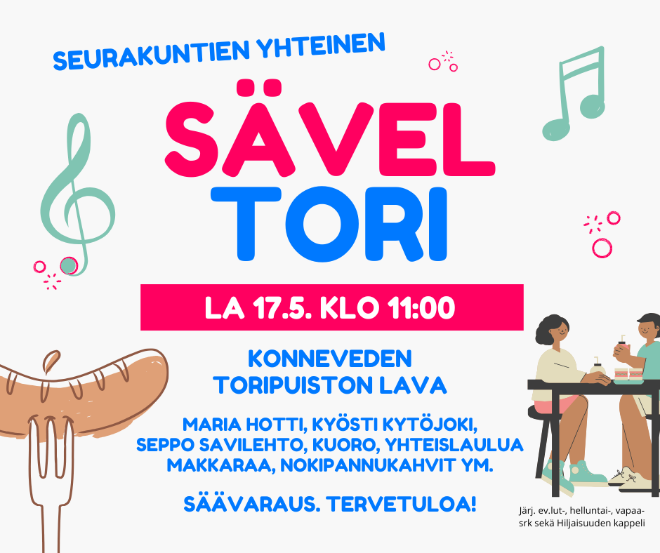 Säveltori Konnevedellä Säveltorin mainoskuva.