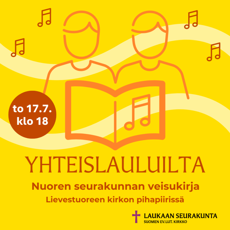Yhteislauluillan mainoskuva.