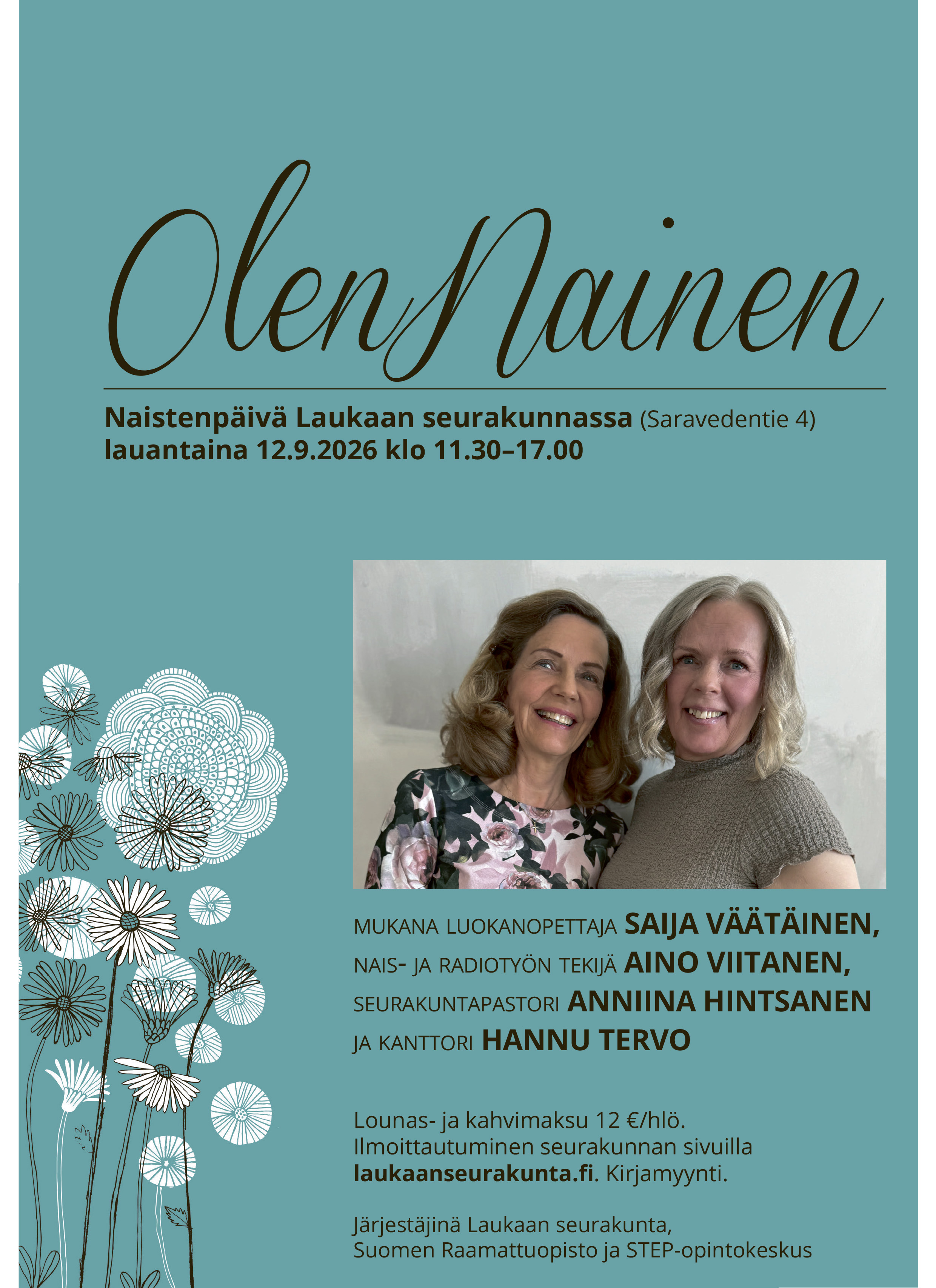 OlenNainen-päivän mainoskuva.