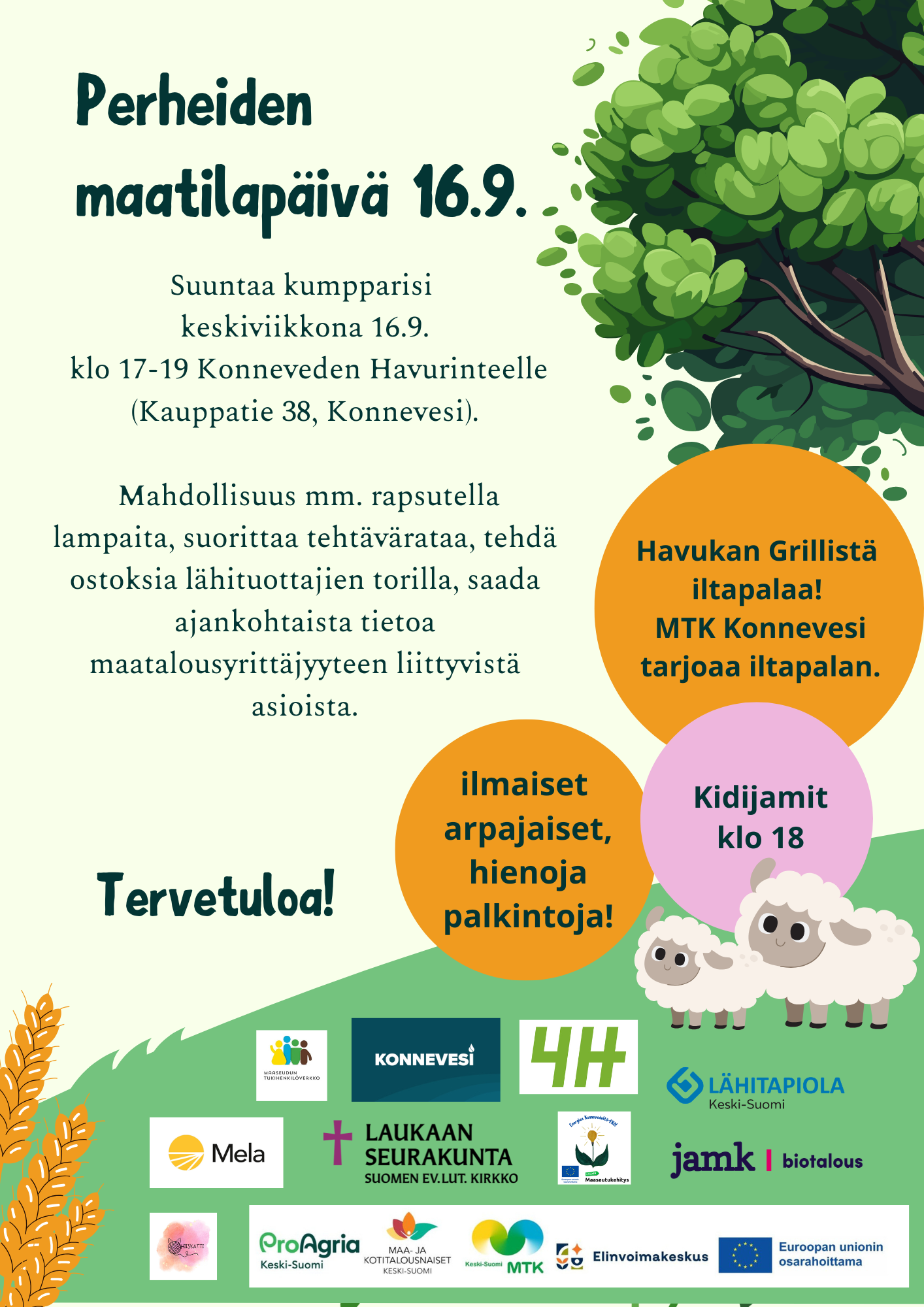 Maatilapäivän mainoskuva.