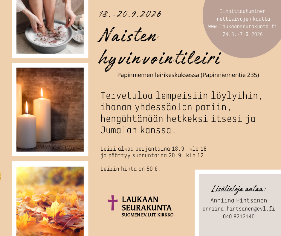 Hyvinvointileirin mainoskuva.