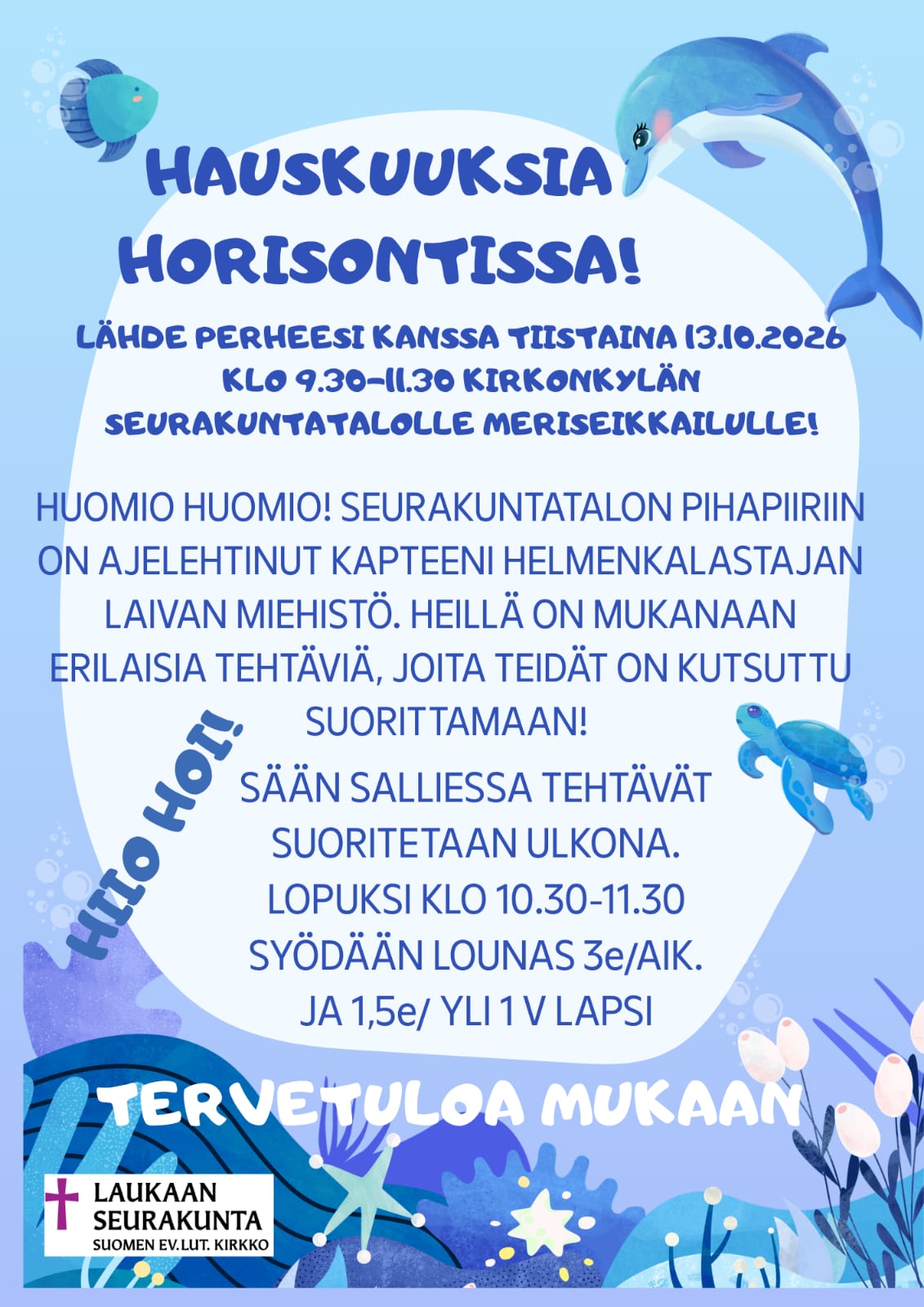 Meriseikkailun mainoskuva.