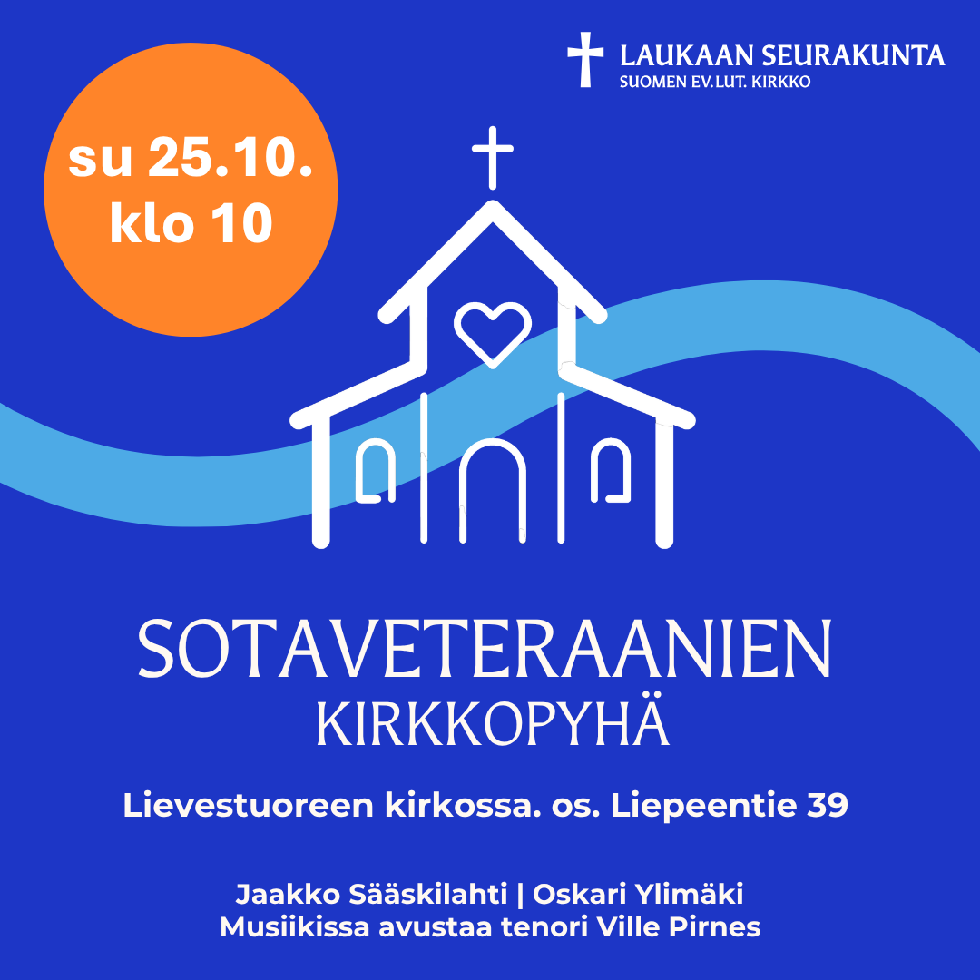 Kirkkopyhän mainoskuva.
