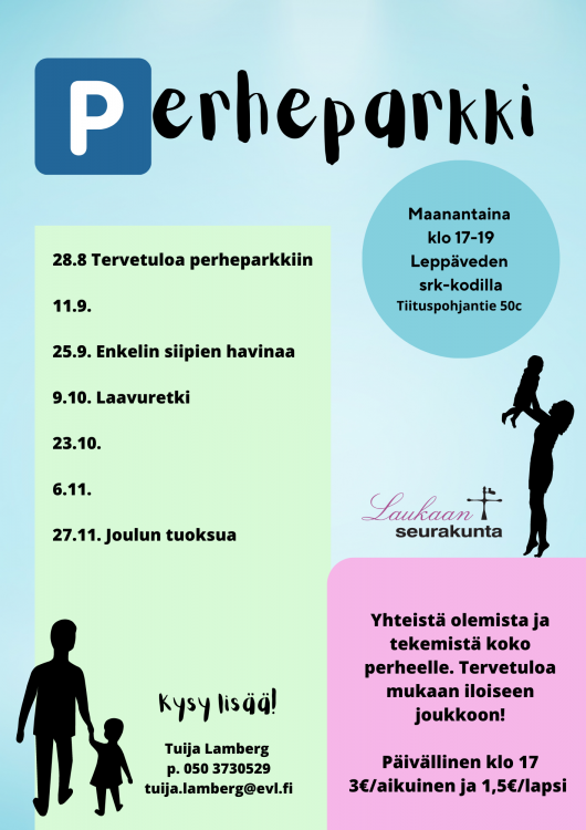 Kuva perheparkin ohjelmasta