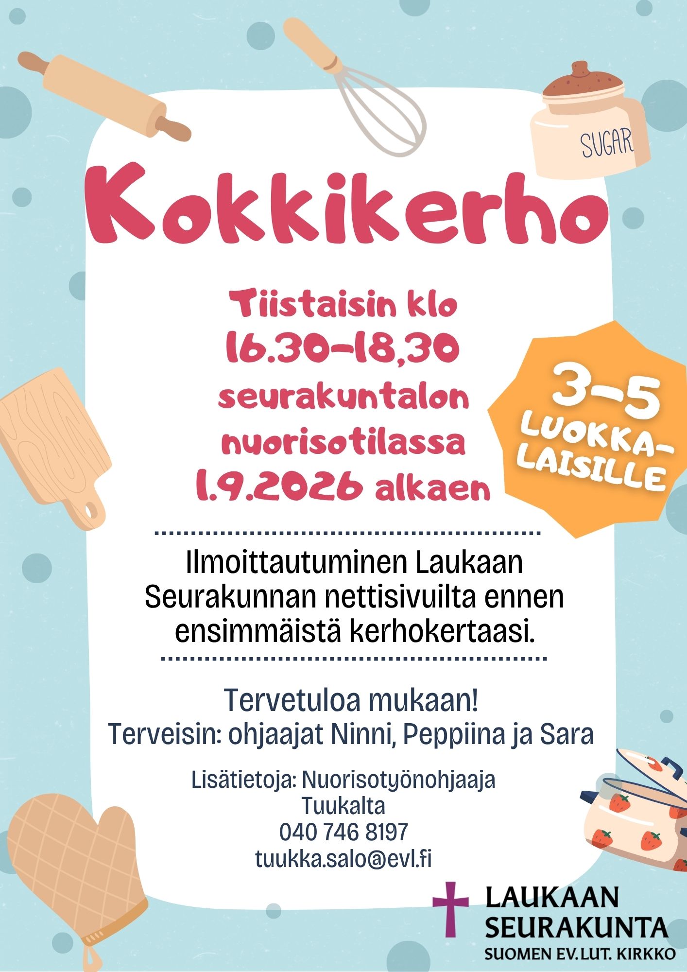 Kokkikerhon mainos