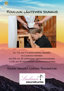 Ekaluokkalaisten siunaus koulutielle