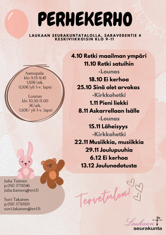 Perhekerhon ohjelma