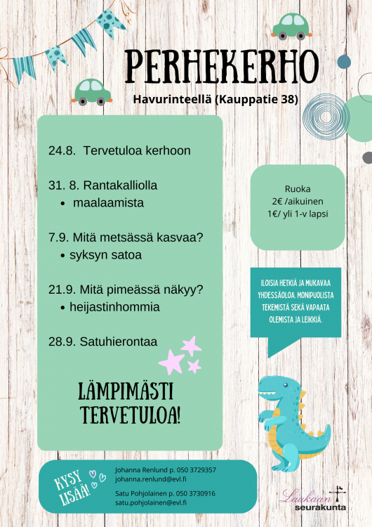 Perhekerhon ohjelma