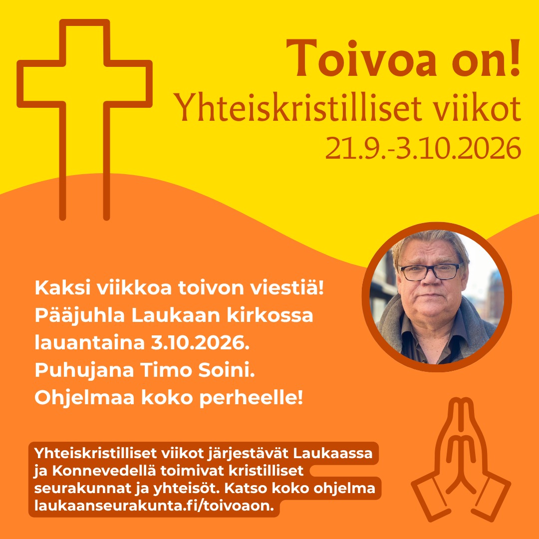 Yhteiskristillisten viikkojen mainoskuva.