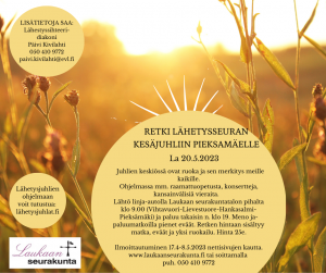 Retki lähetysjuhlille