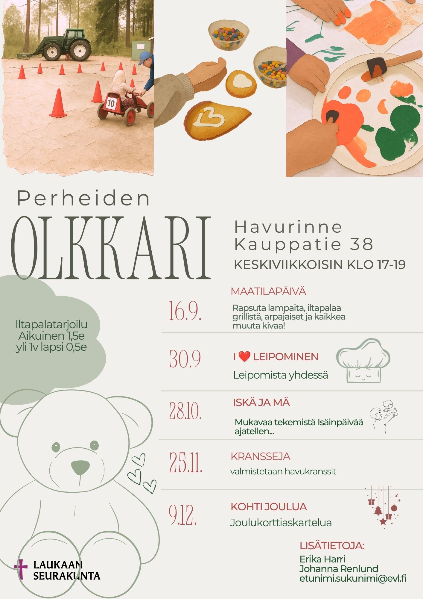 Perheiden olkkari Konnevedellä 
