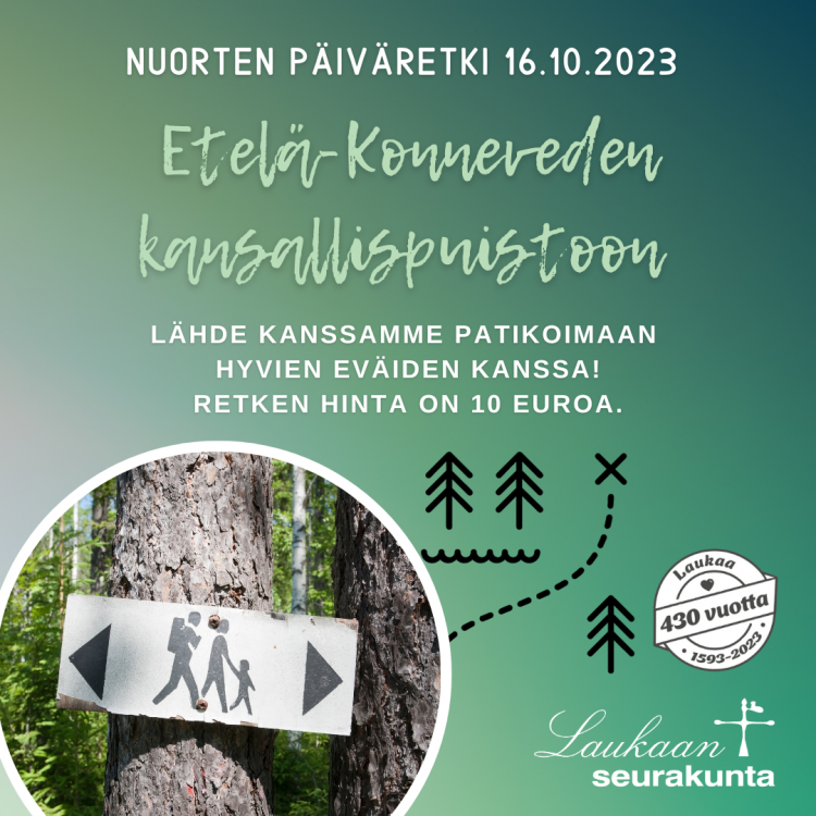 Kansallispuistoretken mainoskuva