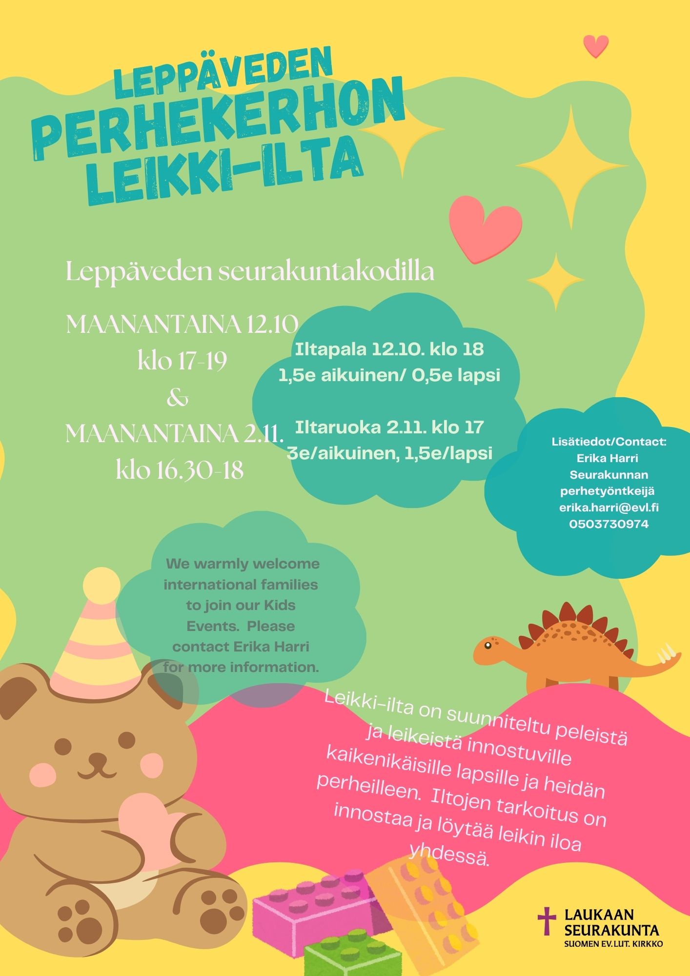 Leppäveden perhekerhon leikki-ilta 