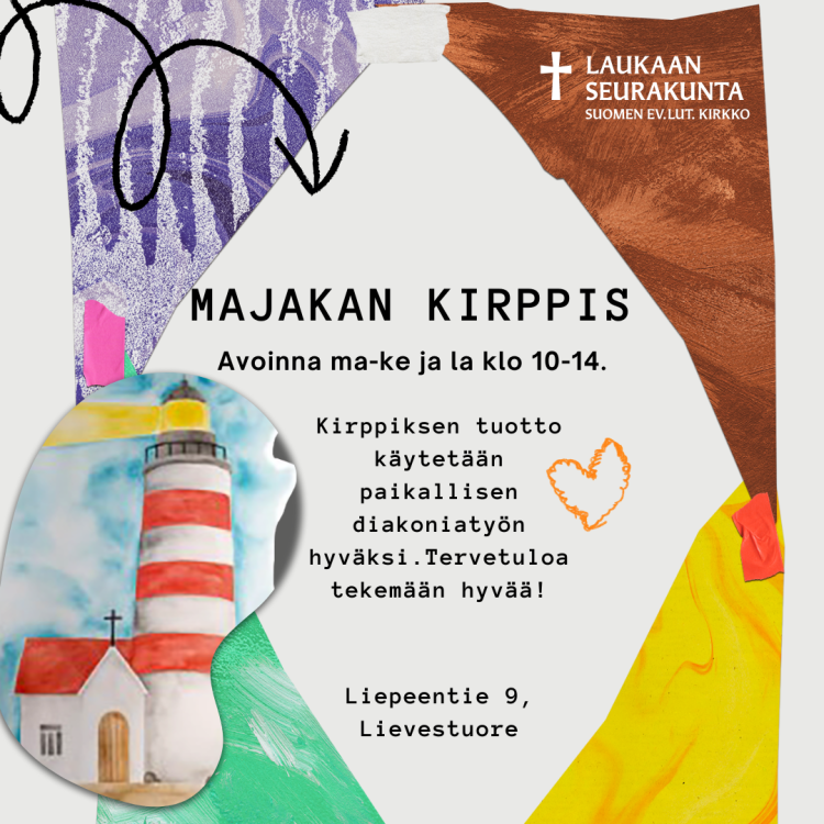 Majakan kirppiksen mainoskuva.
