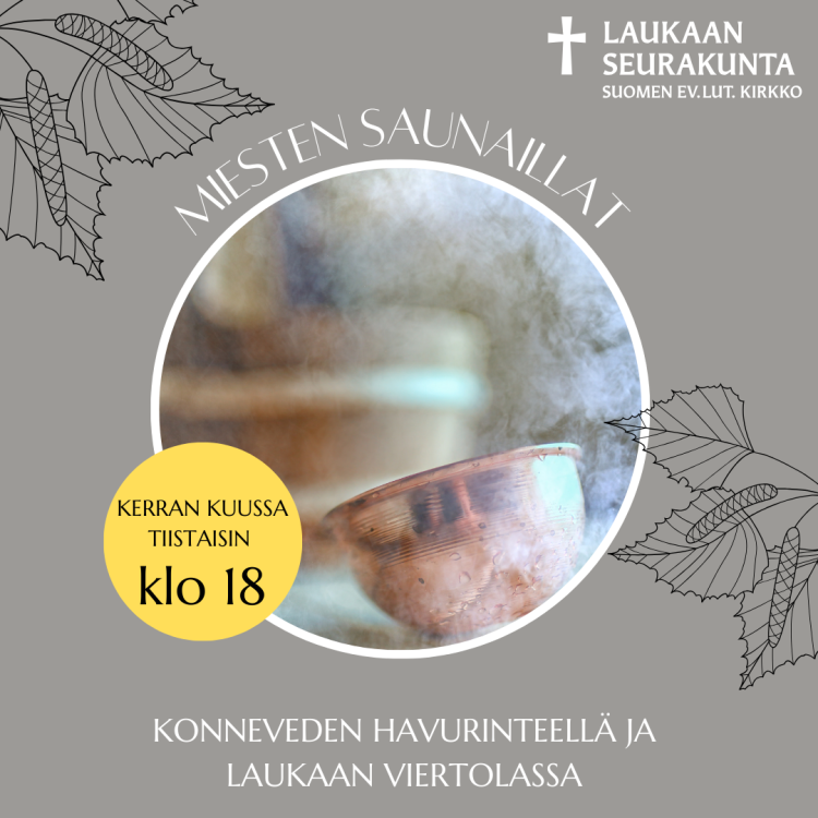 Saunaillan mainoskuva.