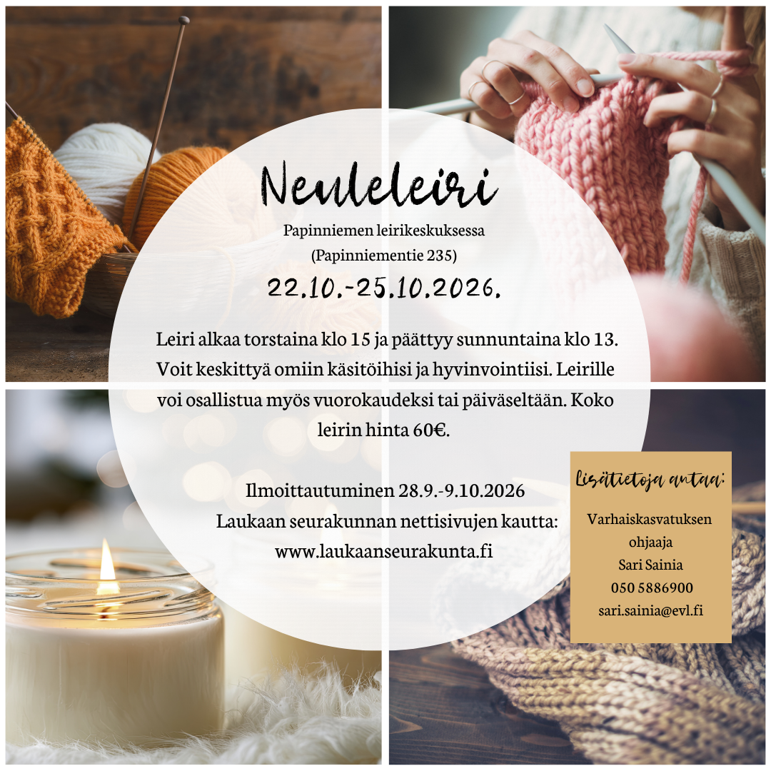 Neuleleirin mainoskuva.