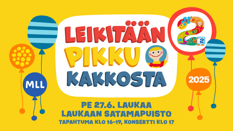 Leikitään Pikku Kakkosta -tapahtuma Leikitään Pikku Kakkosta -tapahtuman mainoskuva.