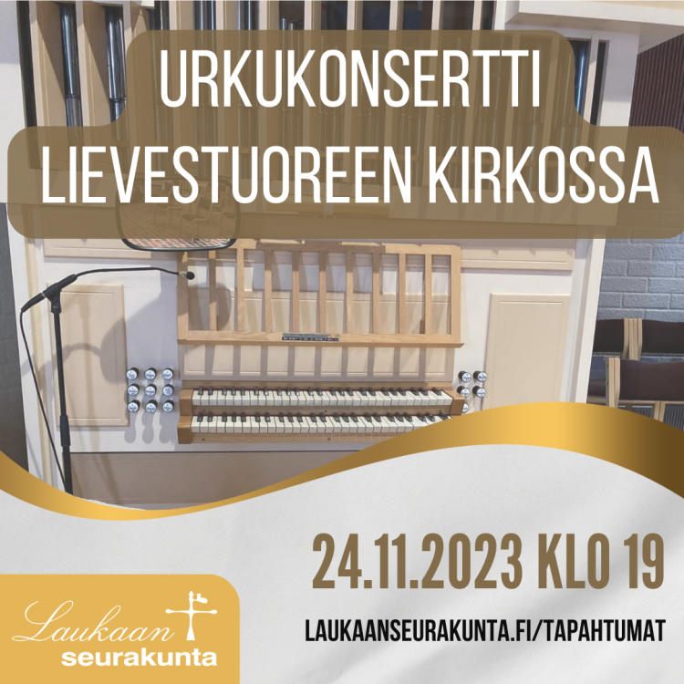 Urkukonsertin mainoskuva