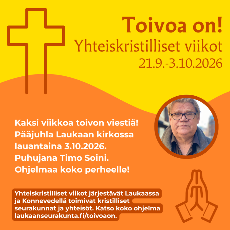 Yhteiskristillisten viikkojen mainoskuva.