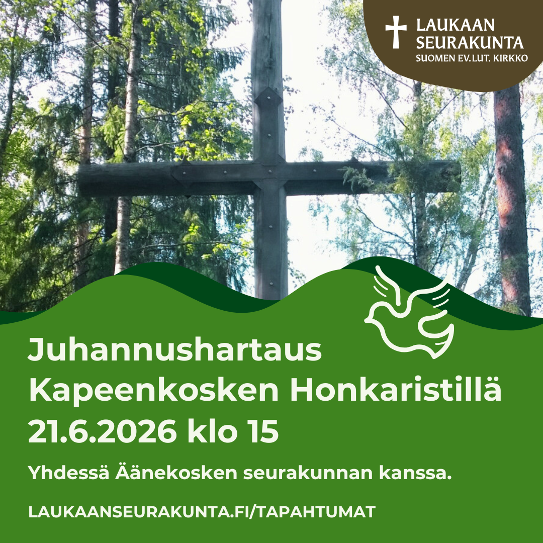 Risti metsän keskellä.