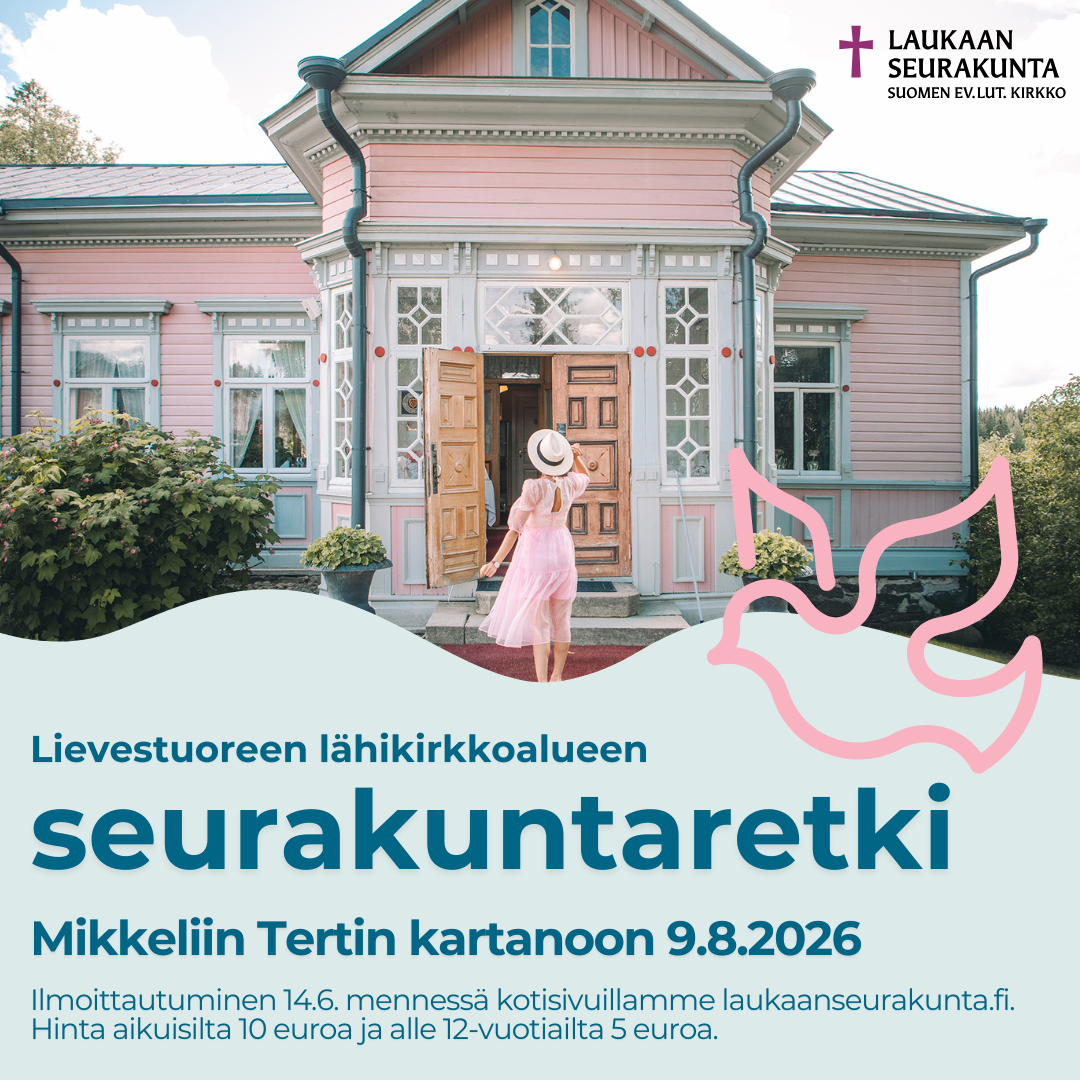 Seurakuntaretken mainoskuva.