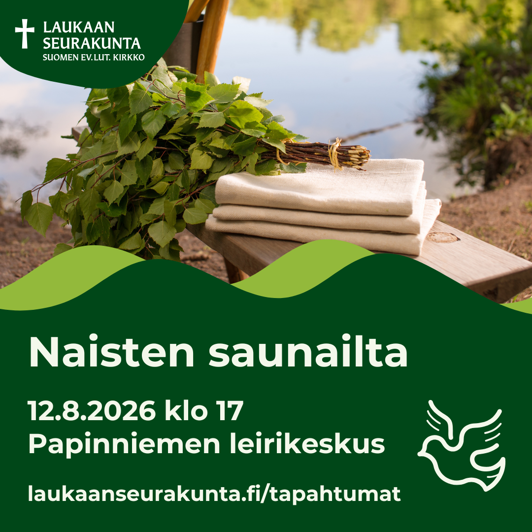 Saunaillan mainoskuva.