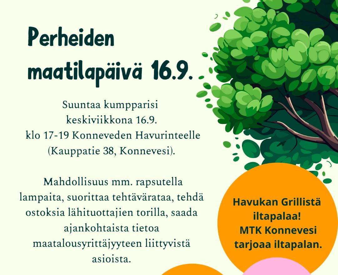 Maatilapäivän mainoskuva.