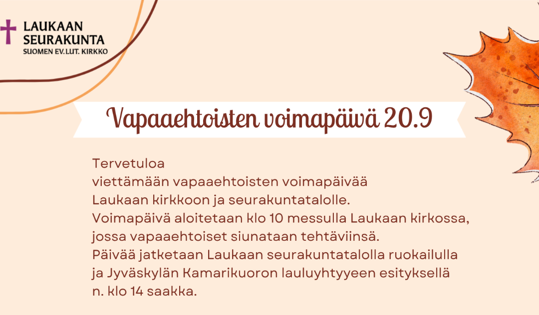 Voimapäivän mainoskuva.