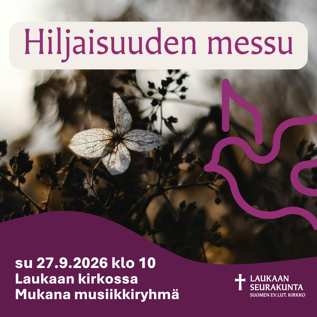 Hiljaisuuden messun mainoskuva.