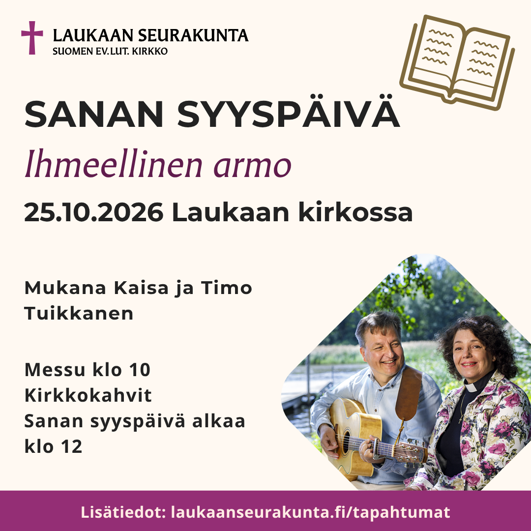Sanan syyspäivän mainoskuva.