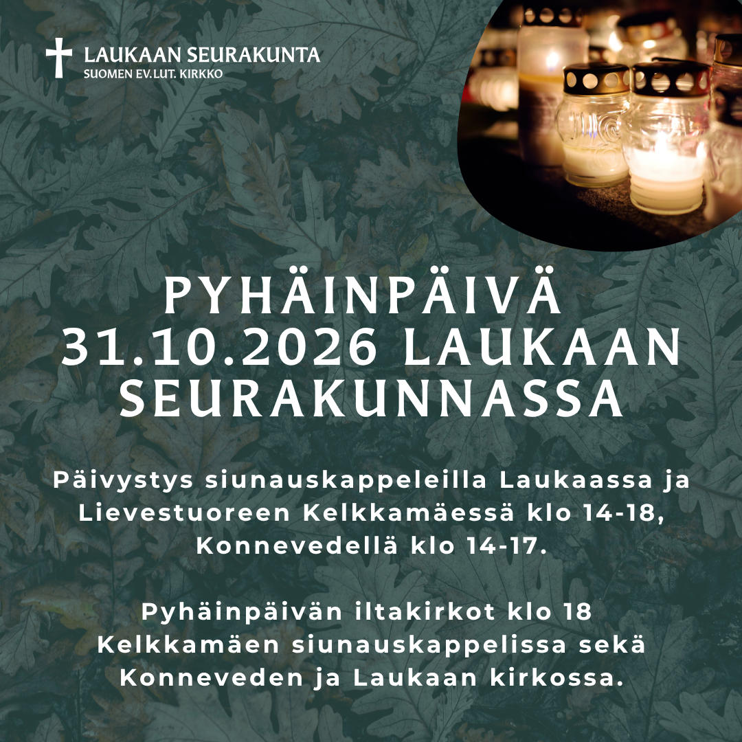 Pyhäinpäivän mainoskuva.