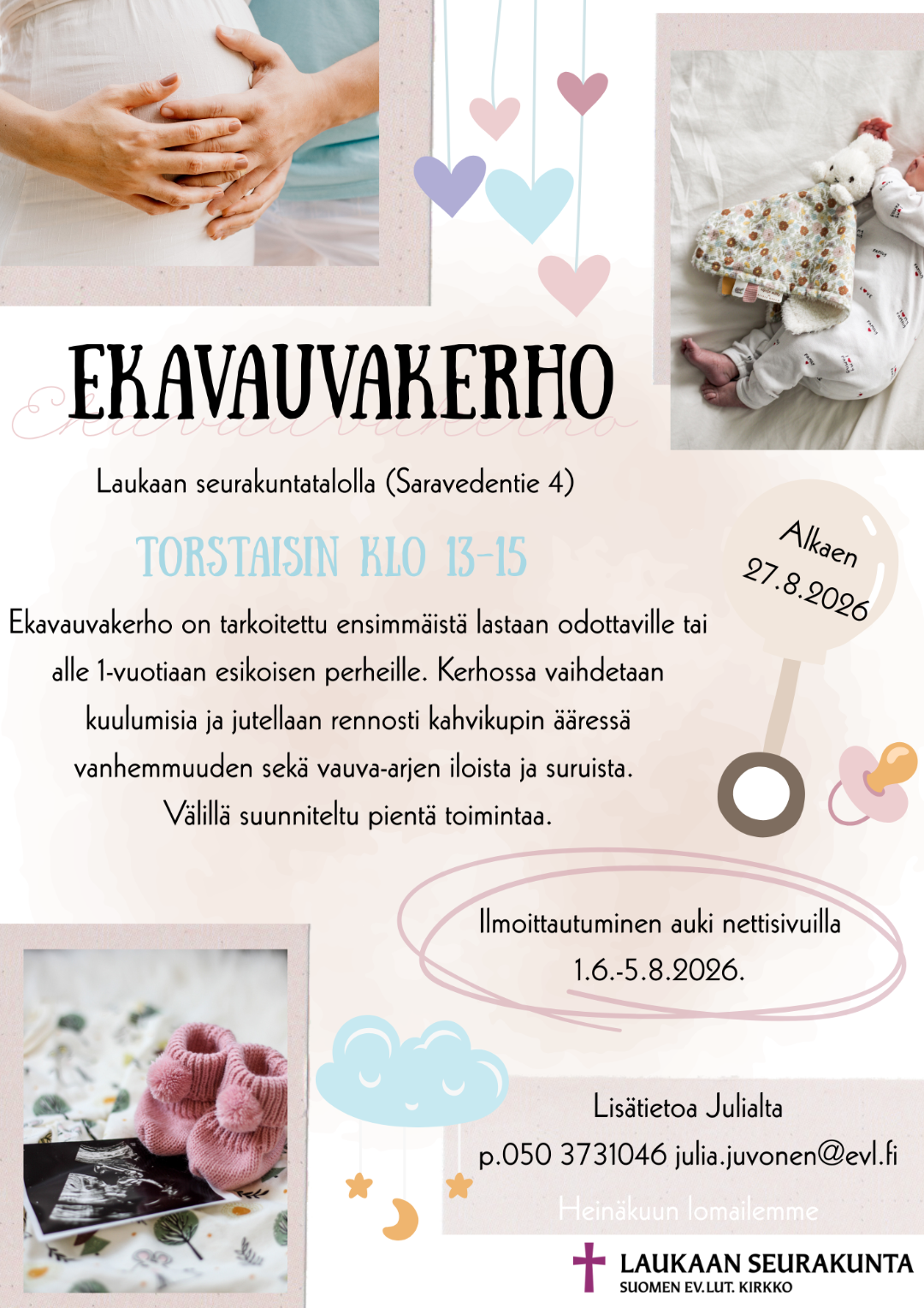 Ekavauvakerhon mainoskuva.