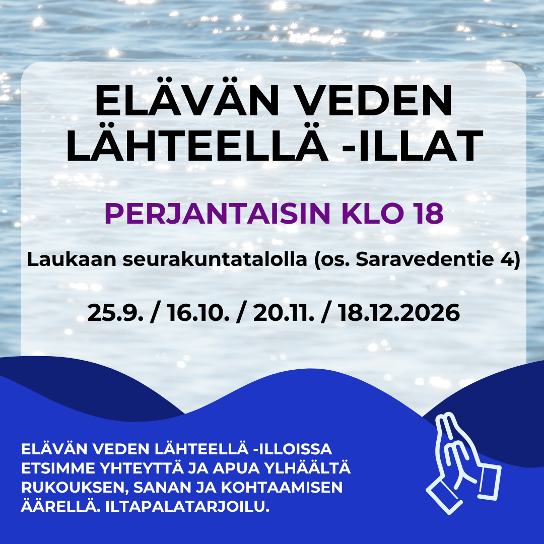 Elävän veden lähteellä -mainoskuva