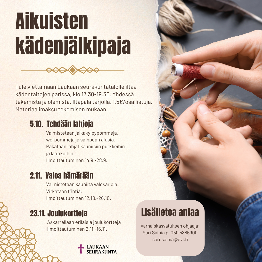 Kädenjälkipajan mainoskuva.