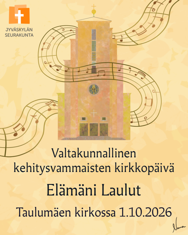Kirkkopäivän mainoskuva.