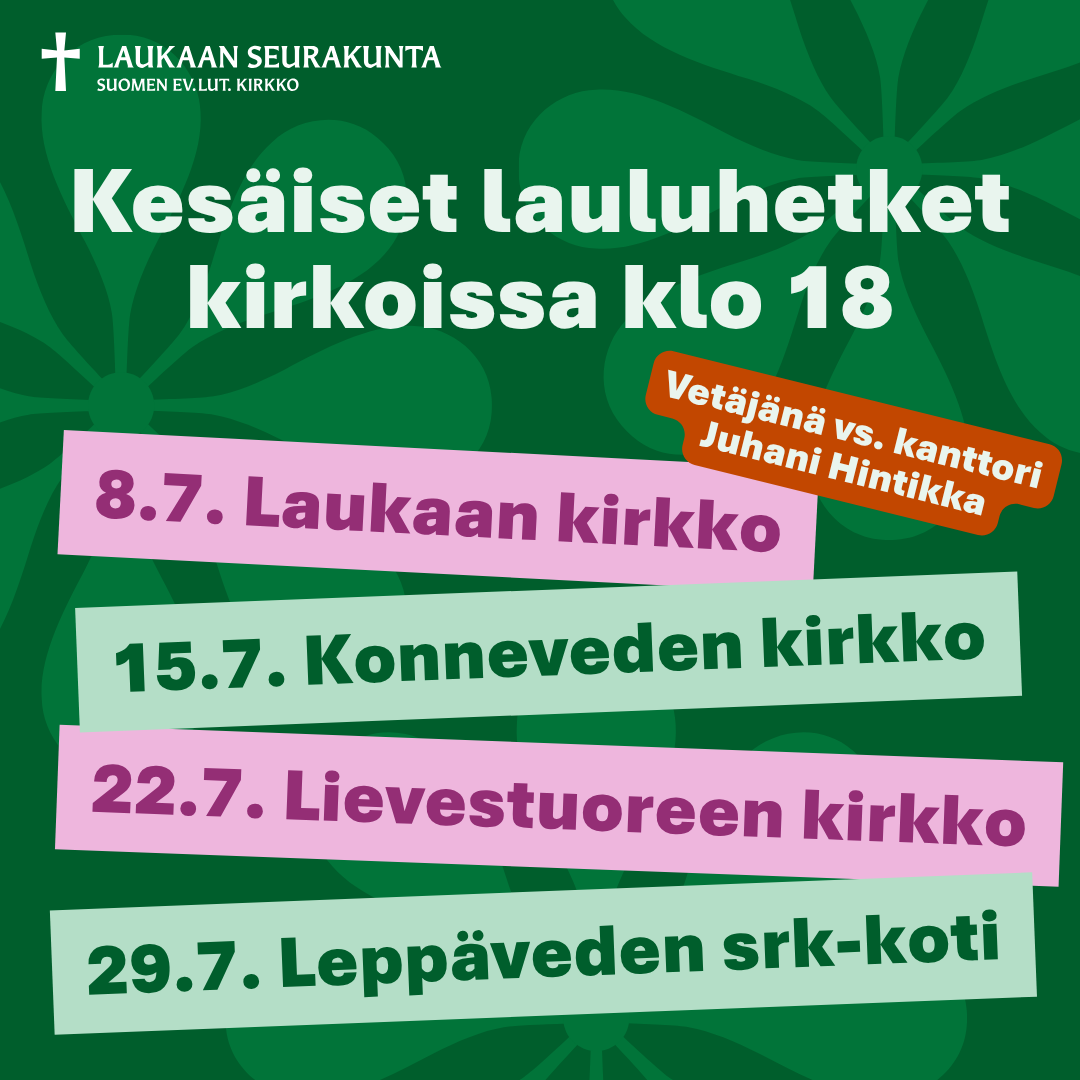 Lauluhetkien mainoskuva.