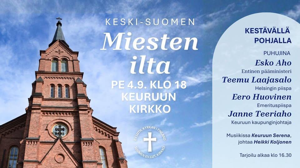 Miesten illan mainoskuva.