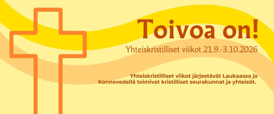 Yhteiskristillisten viikkojen mainoskuva.